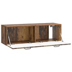 vidaXL Meuble TV mural Bois ancien 98 x 31 x 30 cm Bois d'ingénierie