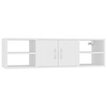 vidaXL Étagère murale Blanc 102x30x29 cm Bois d’ingénierie