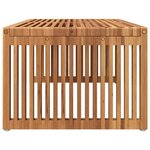 vidaXL Table d'appoint de jardin 90 x 49 7 x 36 cm en teck massif