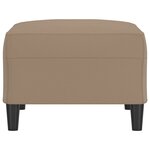 vidaXL Repose-pied Cappuccino 70x55x41 cm Similicuir