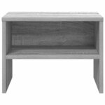 vidaXL Table de chevet Sonoma gris 40x30x30 cm Bois d'ingénierie