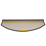 vidaXL Tapis d'escalier 30 pièces 65 x 24 x 4 cm Marron café Demi-rond Grand