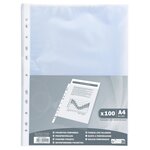 SACH.100 POCH.PERFO A4 PP Grainé 4/100 EXACOMPTA