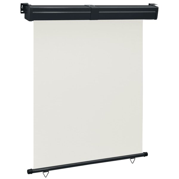 vidaXL Auvent latéral de balcon 145x250 cm Crème