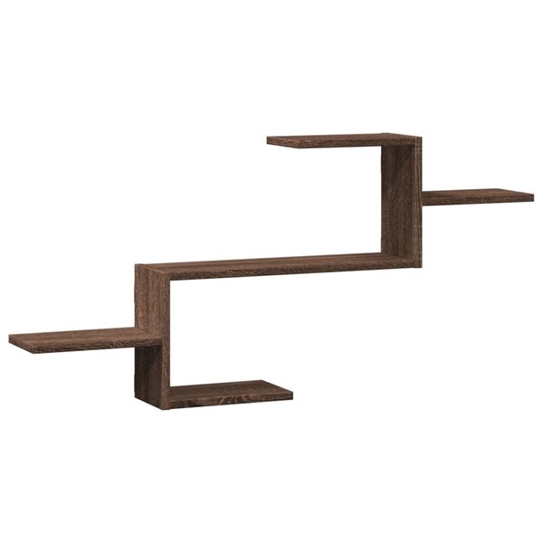 vidaXL Étagère murale chêne marron 104x15x49 cm bois d'ingénierie