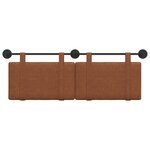vidaXL Tête de lit suspendue Marron PU antique