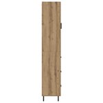 vidaXL Haut Armoire avec tiroir Chêne artisanal 34 5 x 34 x 180 cm