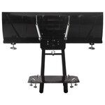 vidaXL Chasse-neige pour VTT 115x38 cm Noir