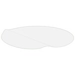 vidaXL Protecteur de table transparent Ø 70 cm 1 6 mm PVC