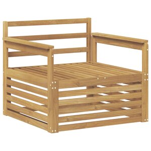 vidaXL Canapé d’extérieur Bois d'Acacia Massif Blanc