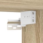 vidaXL Ensemble de meubles de salle de bain 2 Pièces chêne sonoma