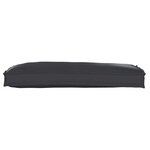 vidaXL Coussin Noir 100 x 40 x 8 cm Tissu Oxford