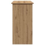 vidaXL Bureau chêne artisanal 80x40x75 cm bois d'ingénierie