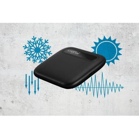 SSD Externe - CRUCIAL - X6 Portable SSD - 2To - USB-C