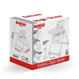 Dolu 7154 - Chaise haute avec table