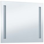 vidaXL Miroir mural à LED pour salle de bains 100x60 cm