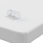 vidaXL Protège-matelas blanc 120x200 cm imperméable