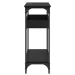 vidaXL Table console Chêne noir 100 x 29 x 75 cm Bois d'ingénierie