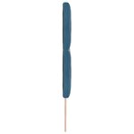 vidaXL Tête de lit Montage mural Géométrique Bleu foncé 180 cm Velours