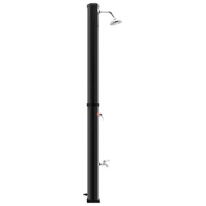 Vidaxl douche solaire d'extérieur avec pomme de douche et robinet 35 l