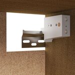 Vidaxl meubles tv 3 pièces marron miel bois massif de pin