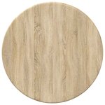 vidaXL Plateau de table Chêne sonoma 30 x 30 x 1.5 cm