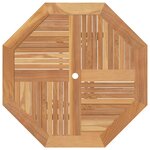 vidaXL Table pliable de jardin 110x110x75 cm bois massif de teck