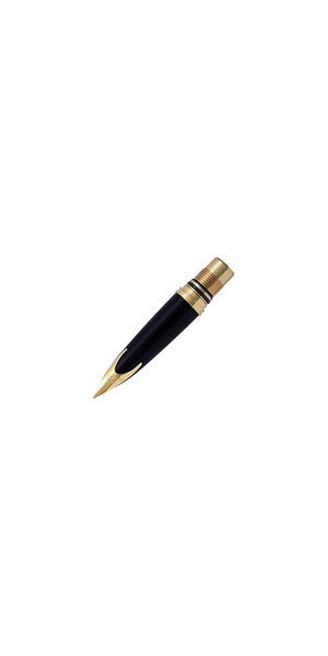 Waterman - carene - bloc plume - finition dorés - plume stub or 18k