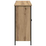 vidaXL Buffet Chêne artisanal 100 x 33 x 75 cm Bois d'ingénierie