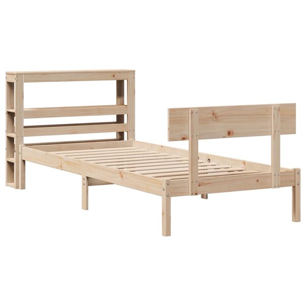 vidaXL Cadre de lit sans matelas 90x200 cm bois de pin massif