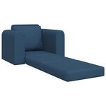 vidaXL Canapé-Lit Bleu 98 x 71 x 83 cm tissu