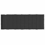 vidaXL Coussin de chaise longue noir 180x60x3 cm tissu oxford