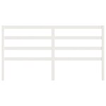 vidaXL Tête de lit Blanc 206x4x100 cm Bois massif de pin