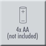 RIDDER Miroir de maquillage Moana avec interrupteur tactile LED