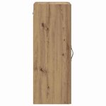 vidaXL Meuble mural Chêne artisanal 34 5 x 34 x 90 cm