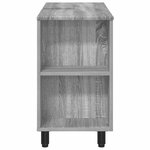vidaXL Unité de vanité de salle de bain Sonoma gris 80 x 35 x 60 cm