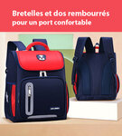 Sac à dos cartable enfants scolaire maternelle et primaire : léger  solide et confortable. Baby rouge