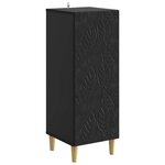 vidaXL Buffet Noir 33 x 34 5 x 90 cm Bois d'ingénierie