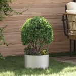 vidaXL Pots en acier inoxydable Acier inoxydable Moyen Durable