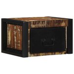 vidaXL Tables de chevet 2 Pièces multicolore 40x35x25cm bois récupération