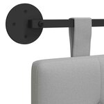 vidaXL Tête de lit suspendue Tissu