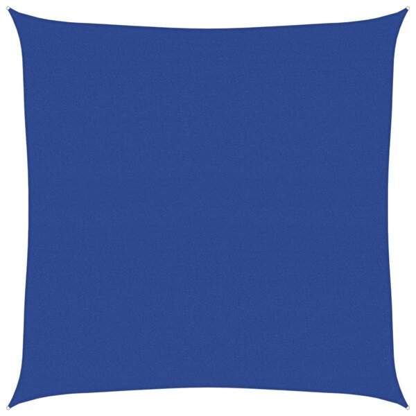 vidaXL Voile d'ombrage 160 g/m² carré bleu 4x4 m PEHD