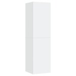 vidaXL Meuble TV Blanc 30 5x30x110 cm Bois d’ingénierie
