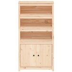 vidaXL Buffet haut 80x35x154 cm Bois massif de pin