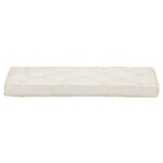 vidaXL Coussin de canapé palette Beige 120x40x7 cm
