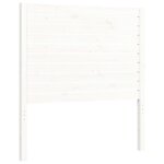 vidaXL Cadre de lit sans matelas blanc 90x200 cm bois de pin massif