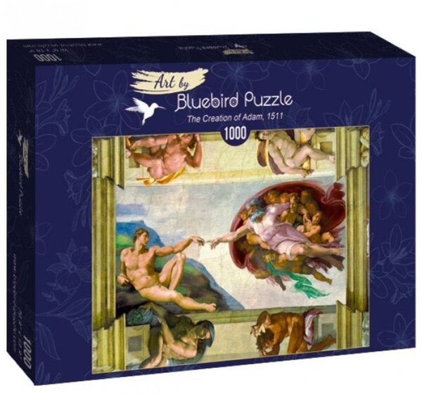 Puzzle Michelangelo The Creation of Adam 1000 pieces La Poste