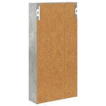 vidaXL Armoire murale de salle de bain Gris Béton 30 x 10 x 60 5 cm