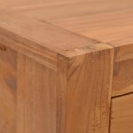vidaXL Table de chevet 50x30x35 cm Bois de teck solide