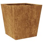 vidaXL Jardinières 2 Pièces 40x40x40 cm acier corten